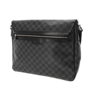 Louis Vuitton Renzo Gray Bag Shoulder Damier Black Graphite Canvas